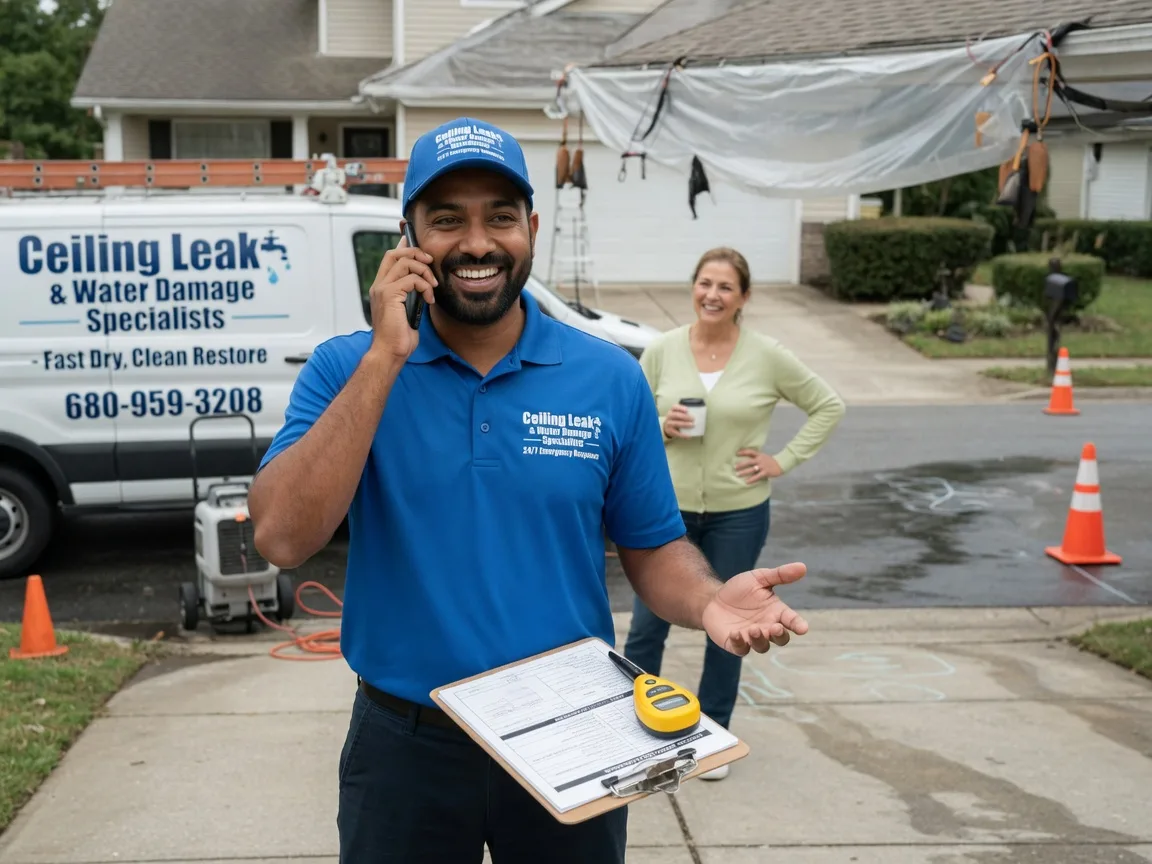 Ceiling Leak Cleanup Grand Prairie, TX FAQs